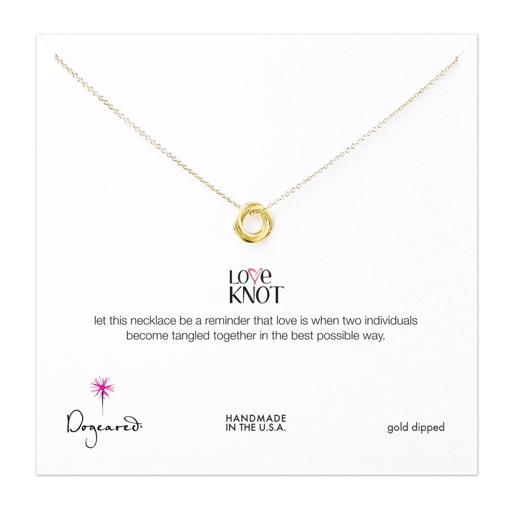 Dogeared Love Knot Necklace